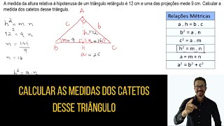 Razões trigonométricas Trigonometria no Triângulo Retângulo  Lista 2  Exercício 7 [upl. by Nylasoj]