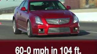 2009 Cadillac CTSV  Track Tested  Edmundscom [upl. by Chiarra576]