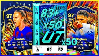 50x GUARANTEED LALIGA TOTS PACKS amp 500k 83 x50 LALIGA PACKS [upl. by Grimbal]