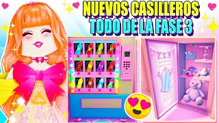 🎀 LLEGARON LOS CASILLEROS ✨ NUEVOS SECRETOS de la FASE 3 en la NUEVA ESCUELA 👑 Royale High ROBLOX [upl. by Enneire]