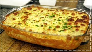 MACARRÃO DE FORNO SUPER CREMOSO DoeÓrgãos [upl. by Ydda]