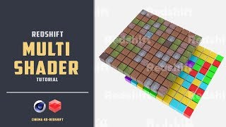 Redshiftc4d Multishader CINEMA 4D TUTORIAL [upl. by Antebi]