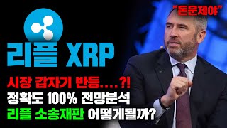 리플 XRP 긴급 소송재판 어떻게 흘러갈까 정확도 100 전망분석 quot찐바닥quot 확인 대체 언제쯤 코인시황 [upl. by Marcus]