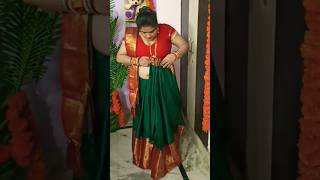 New Style Saree draping karwachothspecialsaree saree sareewearing beautywithrashmi [upl. by Siramay]