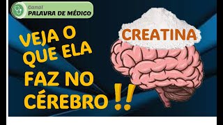 A CREATINA FAZ ISSO NO CÉREBRO [upl. by Slocum]