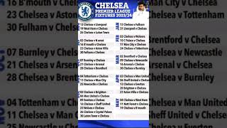 Chelsea fixtures for 20232024 [upl. by Dranyer]