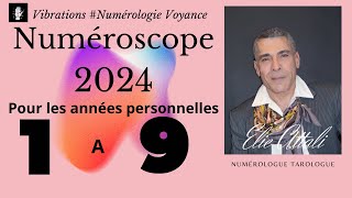 Numérologie année 2024 Numéroscope de l année [upl. by Sivolc612]