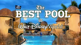 Explore The Best Pool In Walt Disney World  Caribbean Beach Resort  Walt Disney World [upl. by Aynotahs]