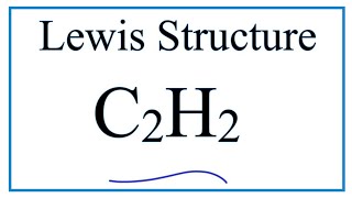 C2H2 Lewis Structure Tutorial  How to Draw the Lewis Structure for Ethyne or Acetylene [upl. by Mazel]