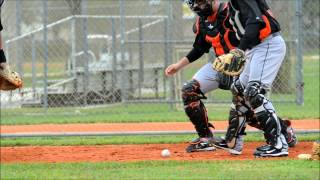 MLB Catchers Drills Receiving and Blocking [upl. by Genvieve]