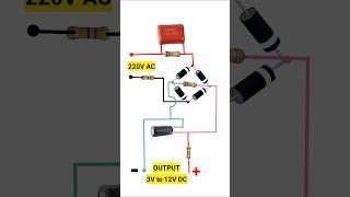 Voltage ConverterAC to DC Convertershorts youtubeshortsconvertergktechnicalviraltrending [upl. by Olwena]