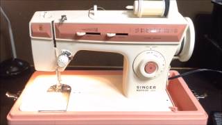 LOOK AT MY Singer Merritt 2404 Sewing Machine  Sews Double Layer DENIM [upl. by Idihsar]