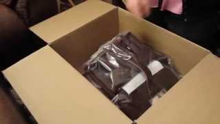 Saddleback Leather Medium Front Pocket Backpack Chestnut Unboxing [upl. by Kamal959]