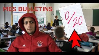 JAI REÇU MON BULLETIN SCOLAIRE  0 DE MOYENNE 😱 [upl. by Ycnan]