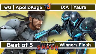 Boardwalk Pre CEO Winners Finals  ApolloKage Snake v Yaura Dark Samus  CFL SSBU [upl. by Aliuqehs693]