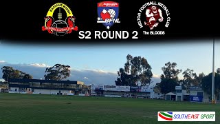 BFL  Season 2  Round 2  Bacchus Marsh vs Melton  Southeast Sport [upl. by Laith]