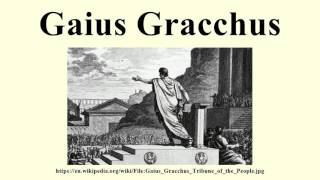 Gaius Gracchus [upl. by Elakram]