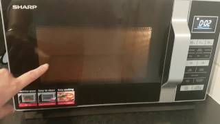 Sharp R360SLM Microwave Review [upl. by Airbas]