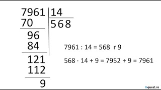 Impartirea la doua si trei cifre matematica clasa a Va [upl. by Darreg]