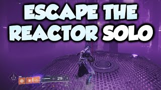 Escape the Reactor Solo Warlock Cheese No Super Curse of Osiris Raid Lair [upl. by Rodmur]