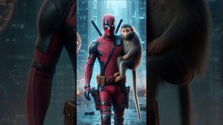 Deadpool  Monkey Hybrid hybrid deadpool monkey shortsfeed [upl. by Dhruv789]