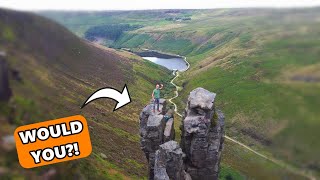 ⛰️ Solo Hiking The Trinnacle amp Dovestone Reservoir Peak District UK 🚶🏼‍♂️ [upl. by Erle186]