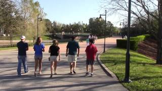 Walk From Boardwalk Resort to Entrance of EPCOT  5 12 minutes Exactly [upl. by Four812]