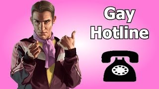 Video Game Characters Call the Gay Hotline  Prank Call Compilation [upl. by Triny674]