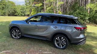 2022 Infiniti QX60 LUXE AWD SUV Walkaround  POV Drive [upl. by Haveman728]