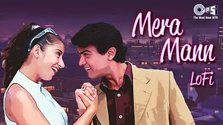 Mera Mann  Lofi Mix  Mann  Udit Narayan Alka Yagnik  90s Hindi Hits [upl. by Meenen150]