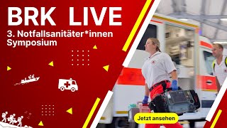 Livestream 3 Notfallsanitäterinnen Symposium des Bayerischen Roten Kreuzes [upl. by Helsa]