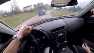 MASSIVE Touge Mazda RX8 POV on Italys best roads ROTARY SOUND [upl. by Kcirb]