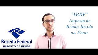 IRRF  Imposto de Renda Retido na Fonte aprenda calcular [upl. by Grinnell]