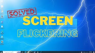 How to Fix screen flickering in Windows  Hobi IT [upl. by Sivie]