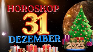 Horoskop für den 31 Dezember 2023 für jedes Tierkreiszeichen [upl. by Leizar]