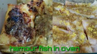 Hamour Fish in oven wrecipe my own version [upl. by Mhoj]