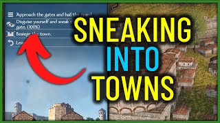 Sneaking into Towns  Bannerlord [upl. by Yecnuahc495]