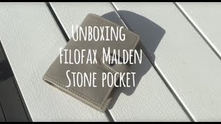 Unboxing Filofax Malden Stone pocket  Jenny 🇫🇮 [upl. by Piwowar84]