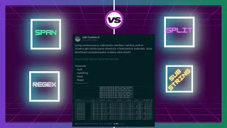 Hangisi Hızlı  Regex vs Span vs Split vs SubString [upl. by Nathanial673]