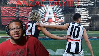 ANZAC DAY Checking AFL Best Anzac Day Moments [upl. by Teresita]