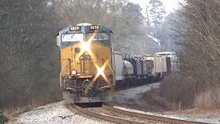 CSX M583 With Horn Show Thru Lilburn Georgia 2102024 [upl. by Bayer]