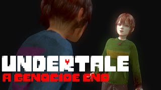 CRAZY 3D FIRST PERSON CHARA BATTLE  Undertale A Genocide End [upl. by Redlac388]