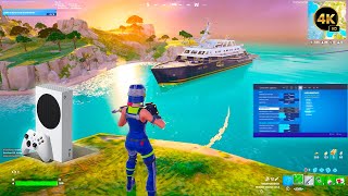 Xbox Series S Fortnite Ranked Smooth 4K 120FPS BEST Controller Settings [upl. by Gare]