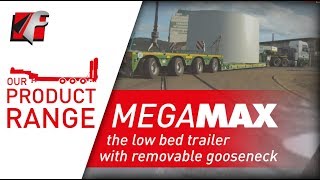 FAYMONVILLE MegaMAX  The low bed trailer with removable gooseneck [upl. by Buffy]