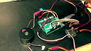 Brushless BLDC Motor Arduino Proportional Position Control Servo constant torque FOC [upl. by Ayikahs454]