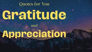 Quotes on Gratitude and Appreciation [upl. by Neelak]