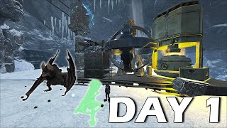 We Claimed YETI Cave Day 1  Ark PvP [upl. by Olivette]