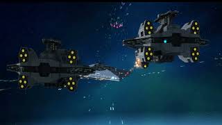 Star Wars Empire At War 1 Executor Star Dreadnaught VS 5 Keldabe Battleships NPC Cinematic Battle [upl. by Shoshana]