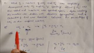 Eudiometry part 1 Solved Numericals  CLASS XI CHEMISTRY [upl. by Gertrudis517]