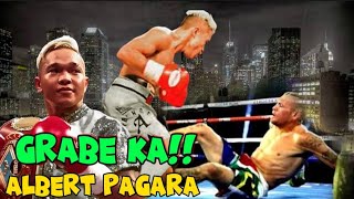 🥊GRABE KA ALBERT PAGARA  2ND ROUND 8 ROUND BAGSAK PAGARA VS MAZUR  HIGHLIGHTS [upl. by Nahtnamas567]